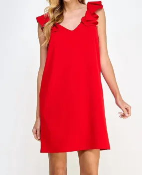 2 Hearts Apparel - Ruffle Strap Dress