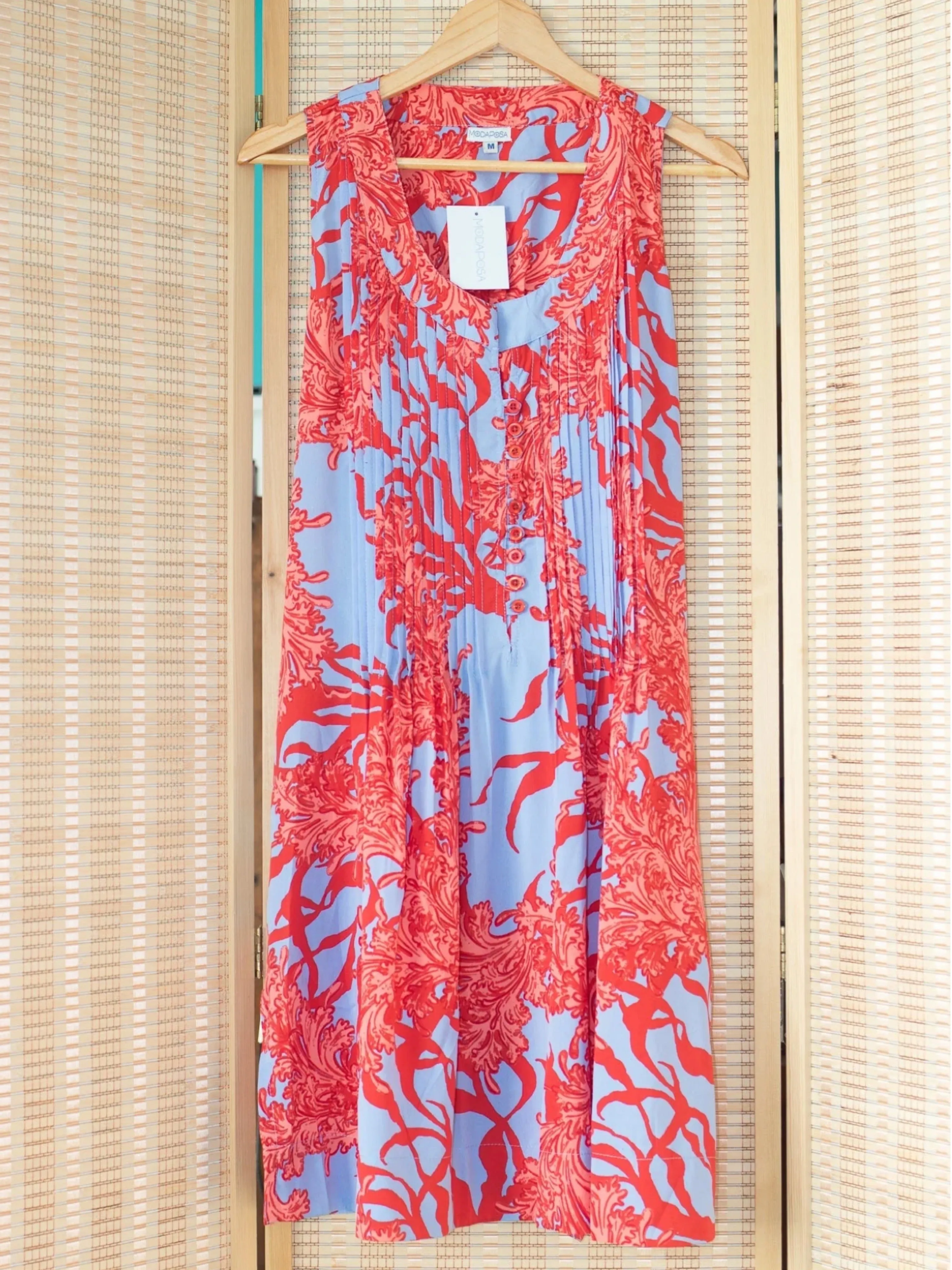 Allegra Pintuck Shift Dress