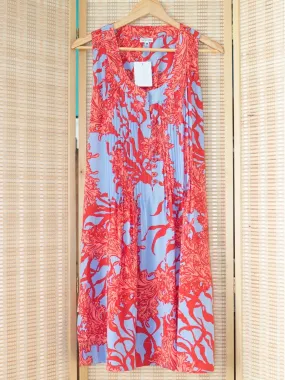 Allegra Pintuck Shift Dress