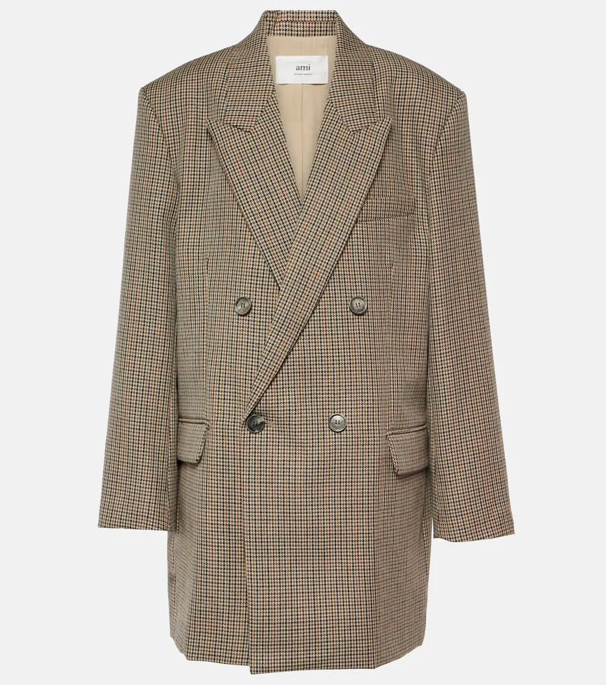 Ami Paris Houndstooth wool blazer