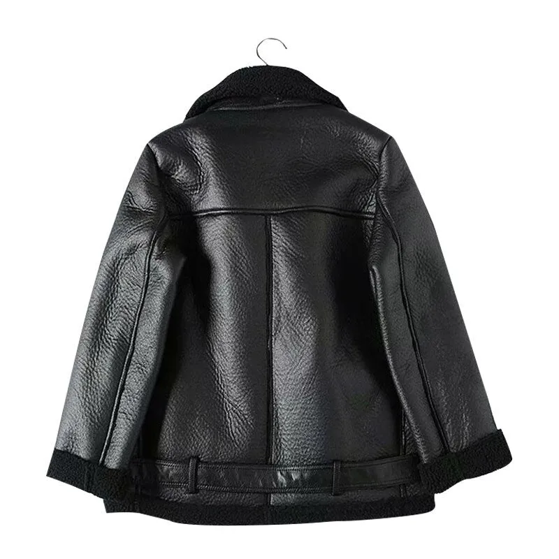 BLACK BIKER JACKET