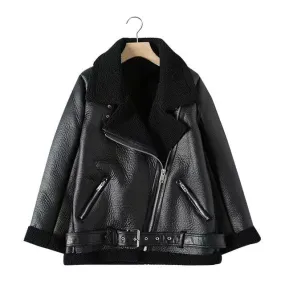 BLACK BIKER JACKET