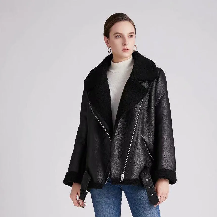 BLACK BIKER JACKET