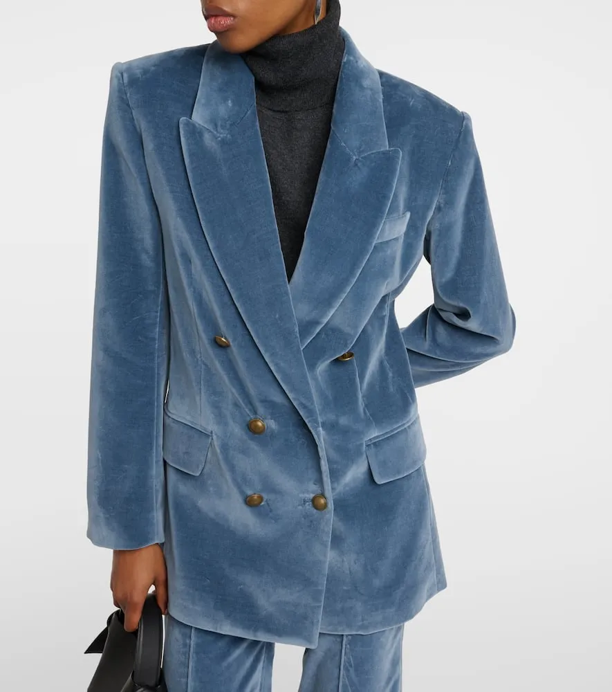 Frame Cotton velvet blazer