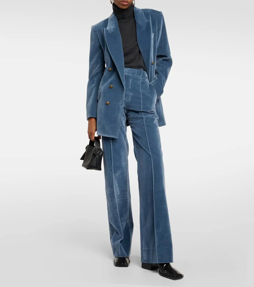 Frame Cotton velvet blazer