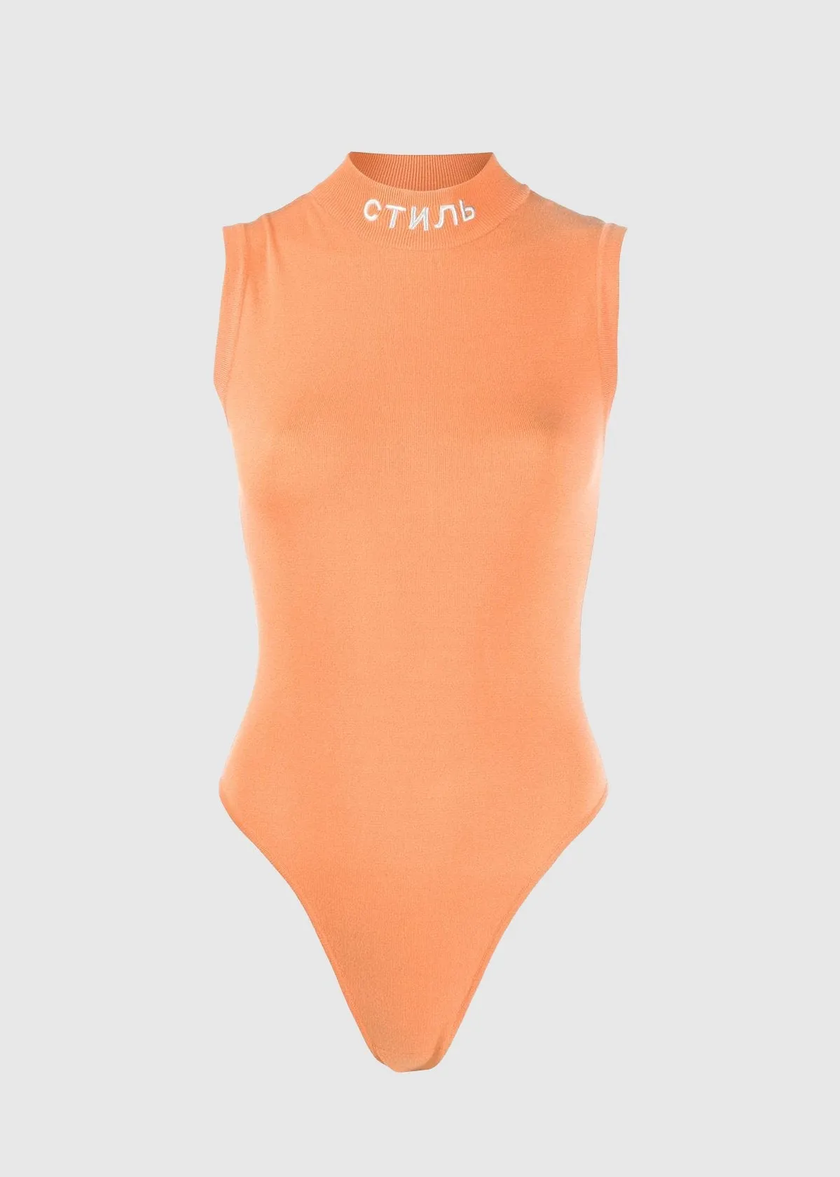 HERON PRESTON: KNIT BODYSUIT [ORANGE]