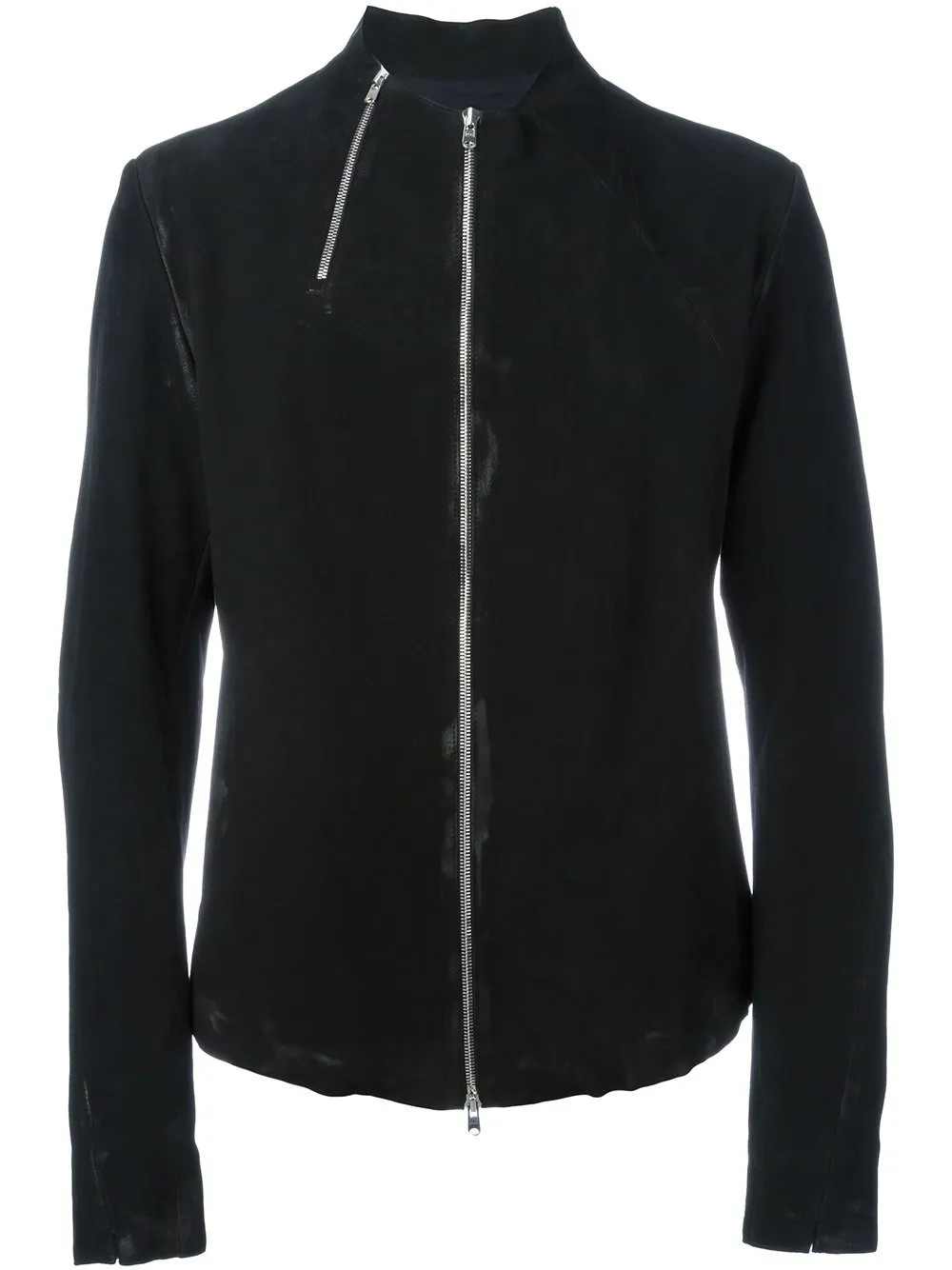 Lambskin Double Zip Jacket