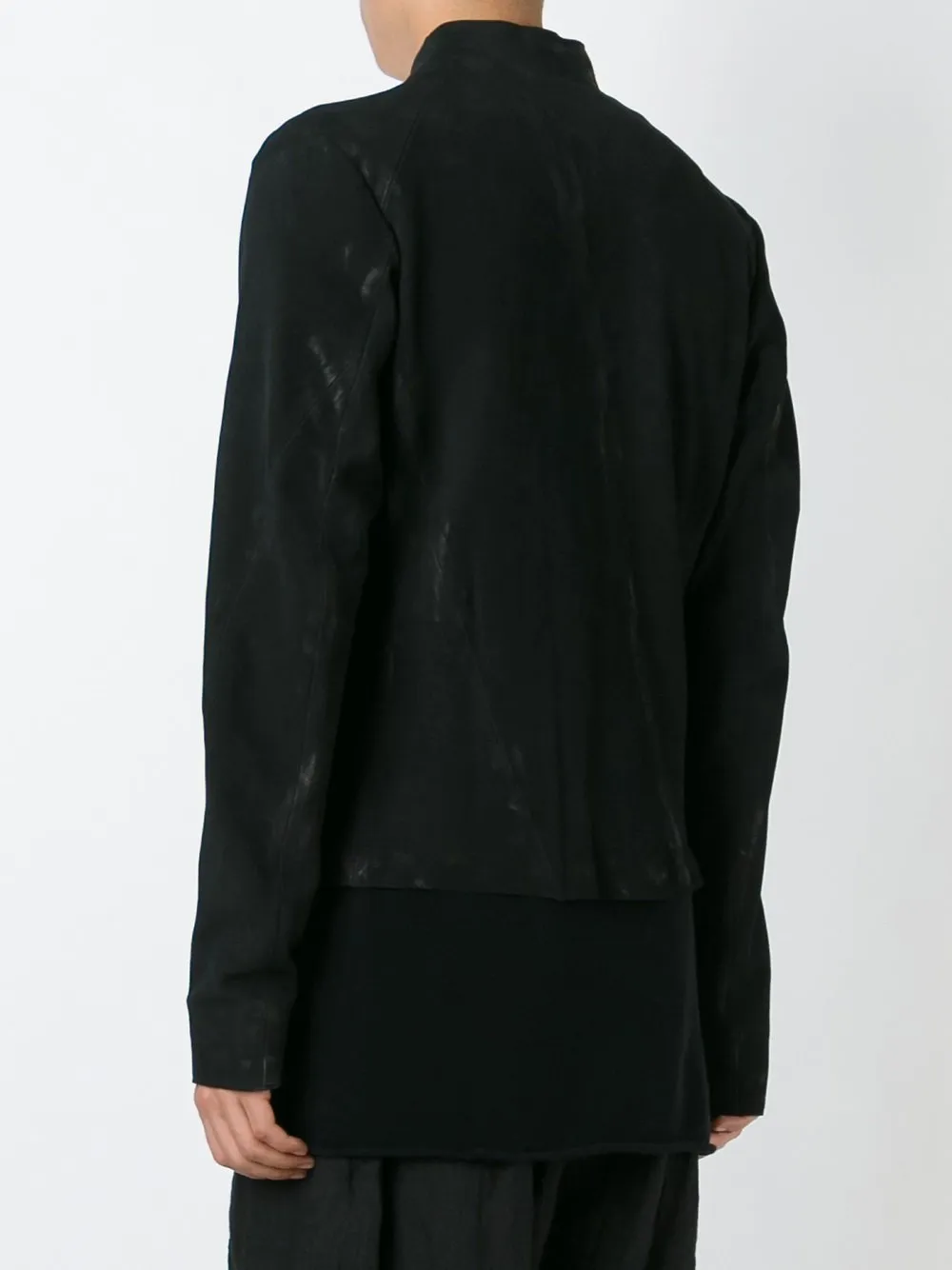 Lambskin Double Zip Jacket
