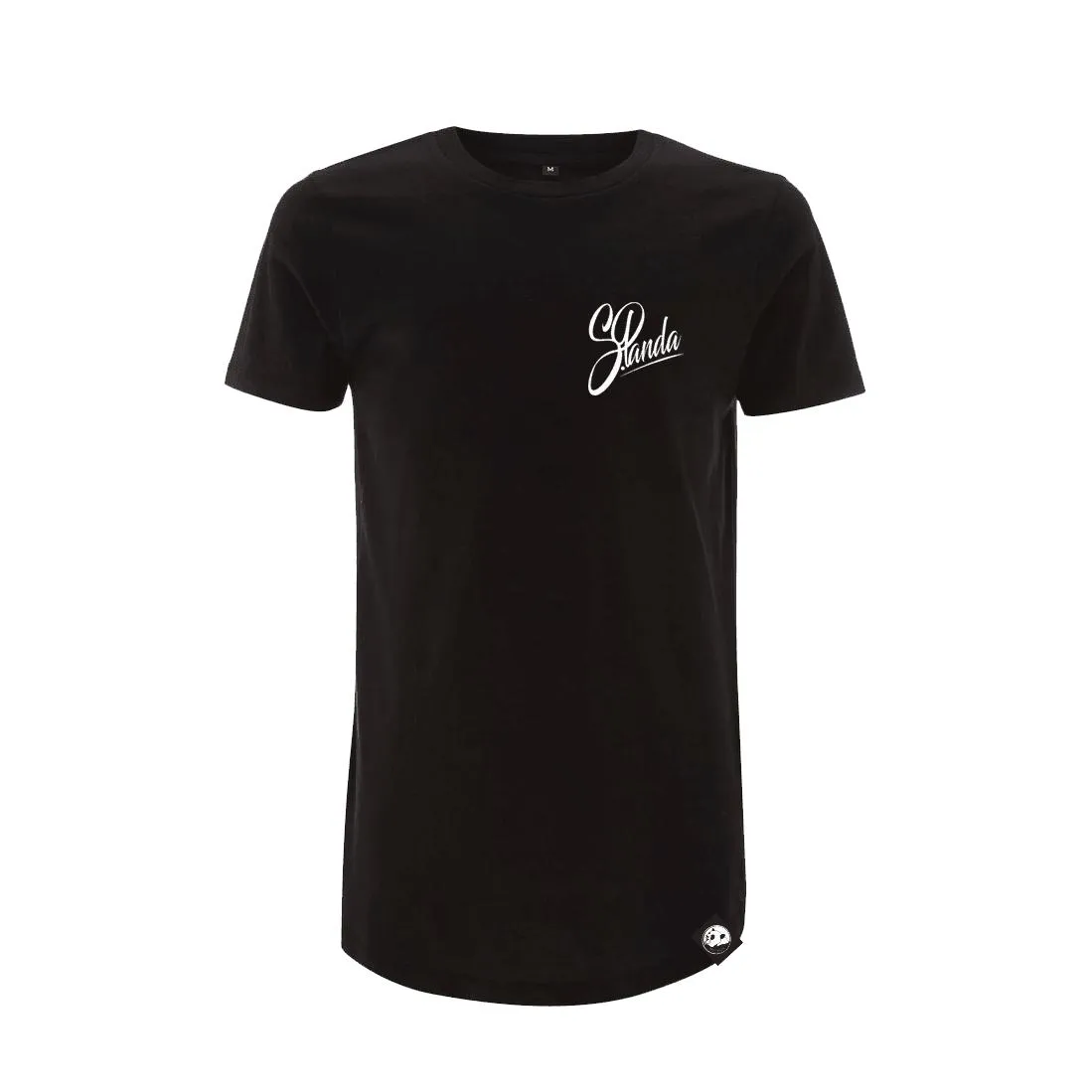 Organic Anniversary SPanda Long Tee (Black and White)