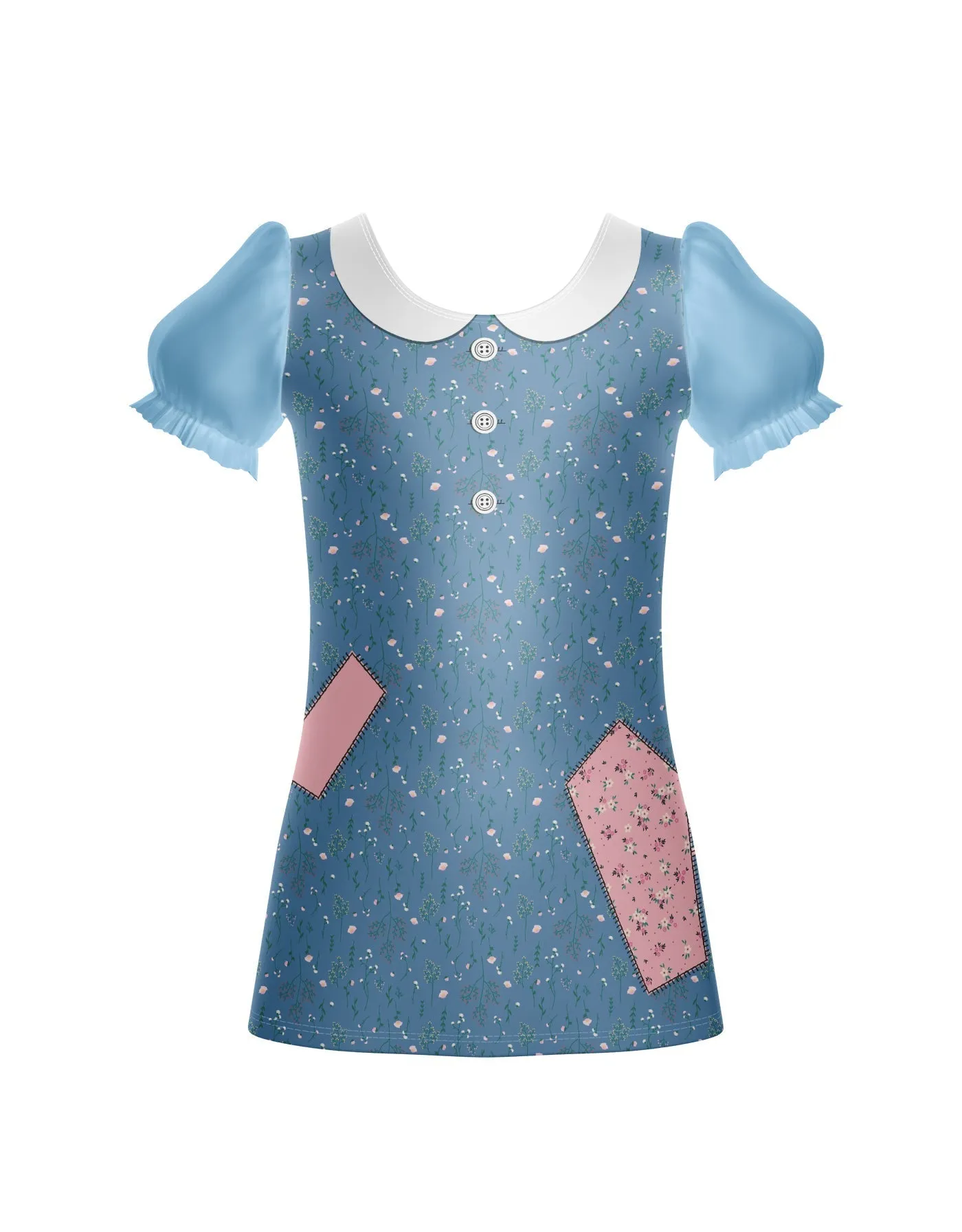 Orphan Annie Puff Sleeve Shift Dress