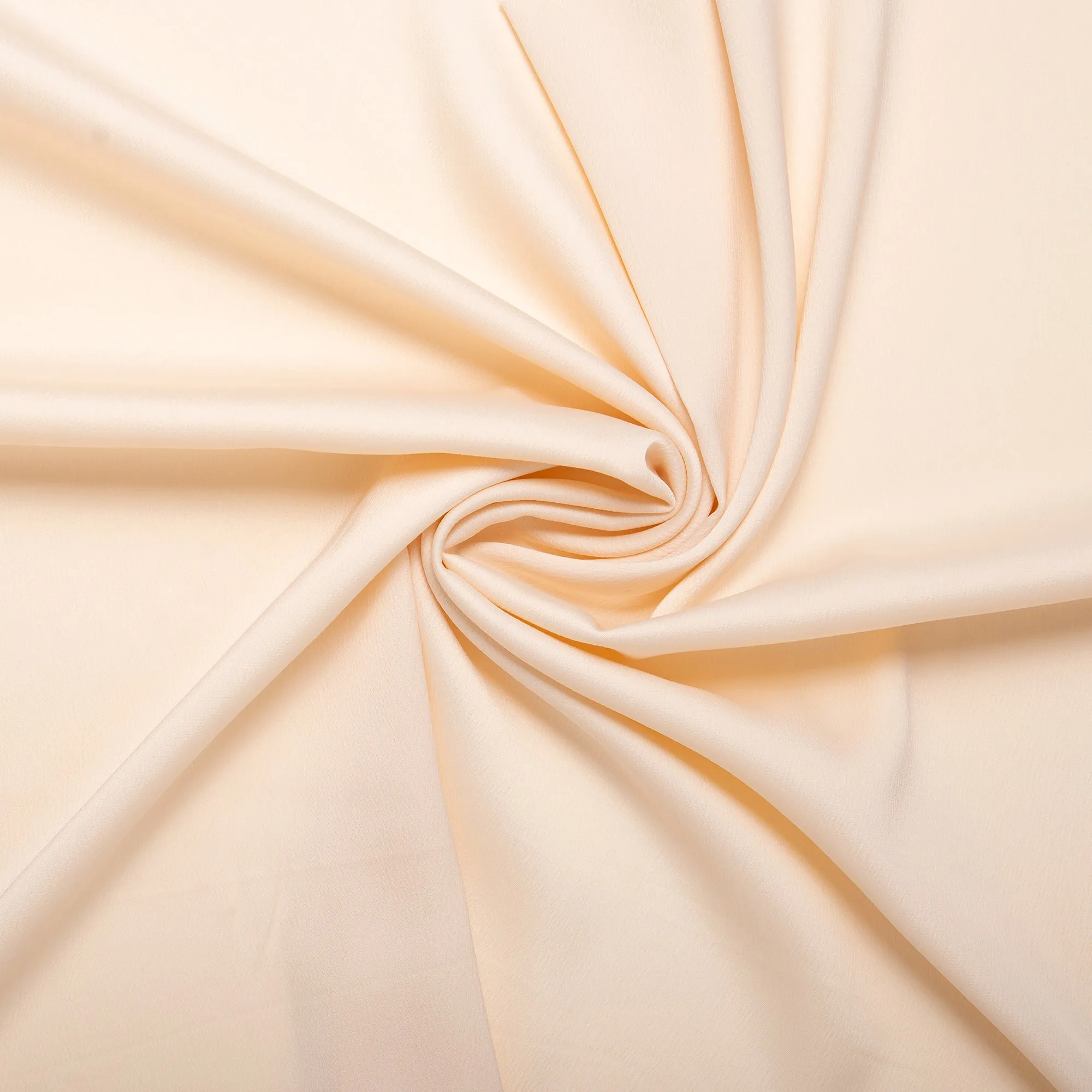RECYCLED Stretch satin - VIENNA - Cream