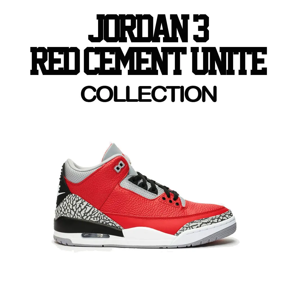 Retro 3 Red Cement Got 'Em Pure Raglan