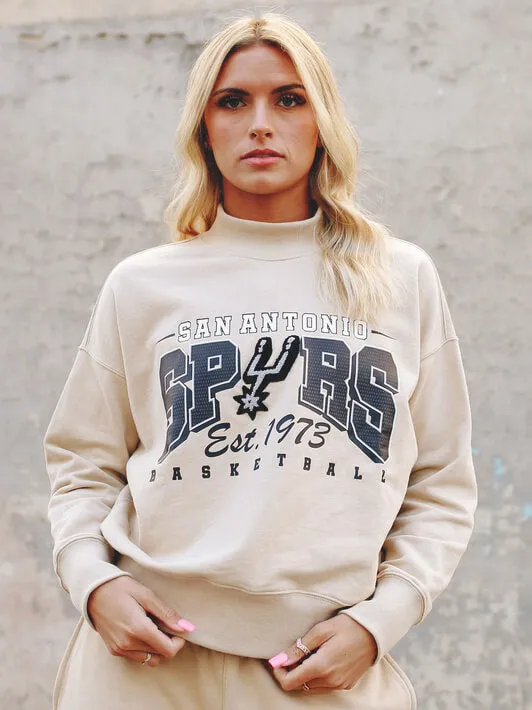 San Antonio Spurs Mock Neck Top