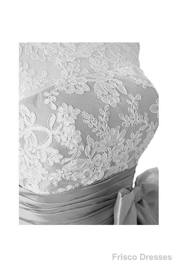 Silver Taffeta Short Homecoming Dresses Prom Dresses