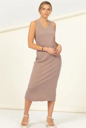 Sleeveless Shift Midi Dress * Online Only*