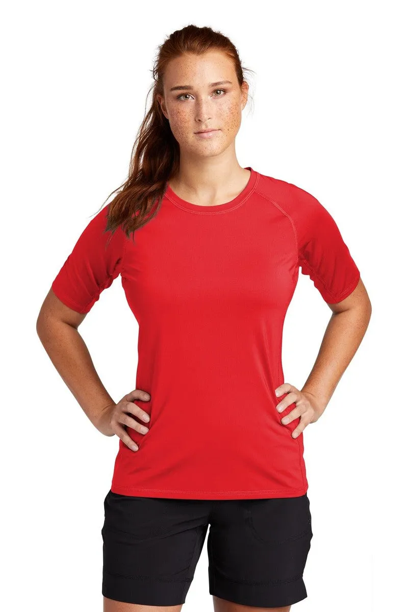 Sport-Tek LST470: Ladies Rashguard Tee. LST470